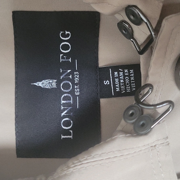 LONDON FOG Removable Hooded Midi Trench Coat Size S - Picture 5 of 8